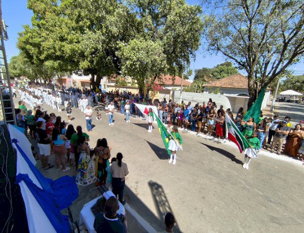 Prefeitura de Capitão Enéas, por meio da Secretaria de Educação, realizou com grande orgulho o Desfile Cívico de 7 de Setembro
