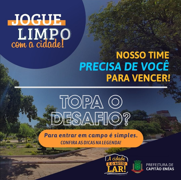 JOGUE LIMPO COM A CIDADE